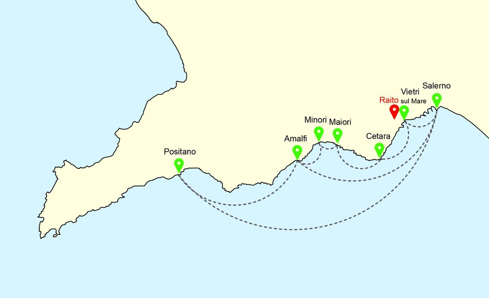 Raito Guest House - Amalfi Coast Vietri Kültér fotó